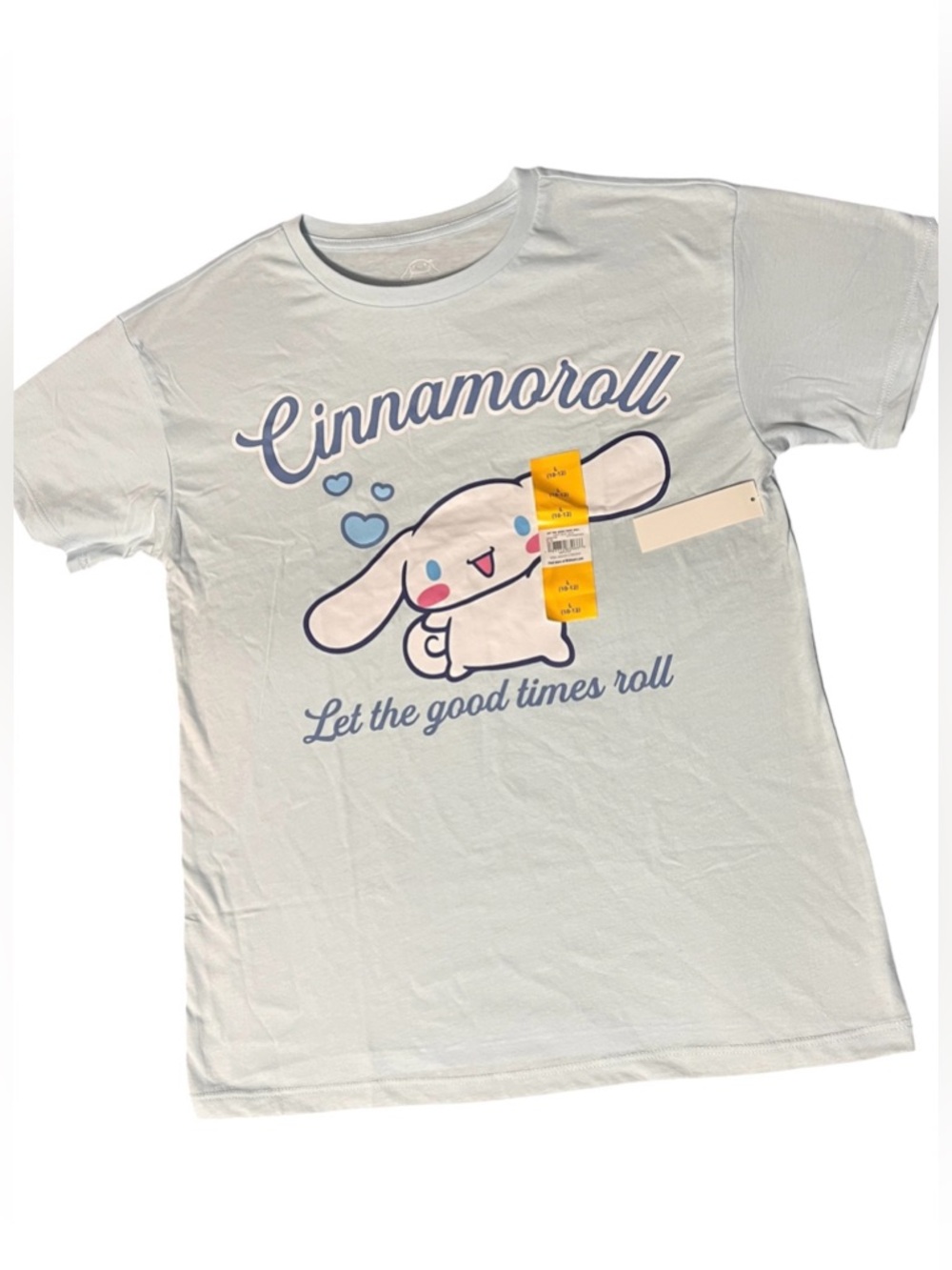 Sanrio Cinnamoroll "Let the Good Times Roll" Girls' T-Shirt Size L (10-12)